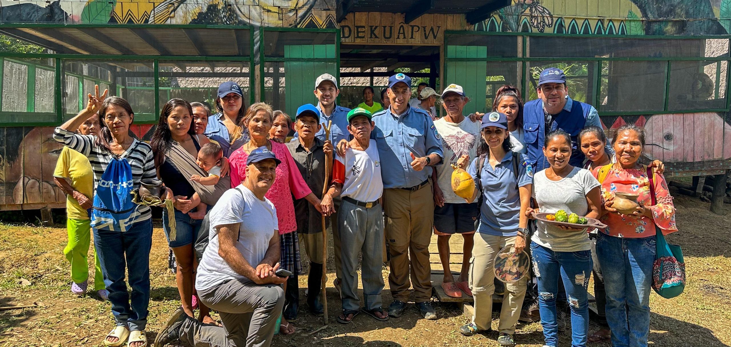 Parques Nacionales Naturales de Colombia y el Programa DRET II de la Unión Europea, la  Agencia Italiana de Cooperación y la FAO, asistieron al evento de Cierre del Proyecto «Chagra  Biodiversa» en el Parque Nacional Natural Amacayacu.